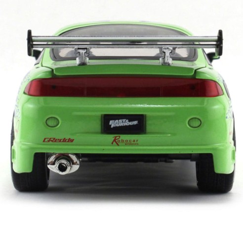 Coche A Todo Gas Vehículo 1995 Mitsubishi Eclipse Escala 1:24