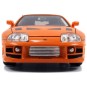 Coche Brian & Toyota Supra Set Fast and Furious con Figura Escala 1:24