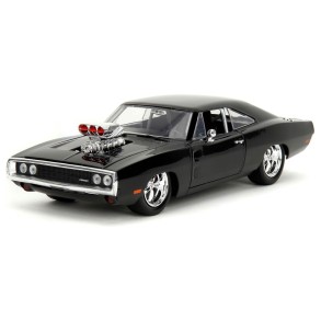 Coche Dom Toreto & Dodge Charger R/T Fast and Furious con Figura Escala 1:24