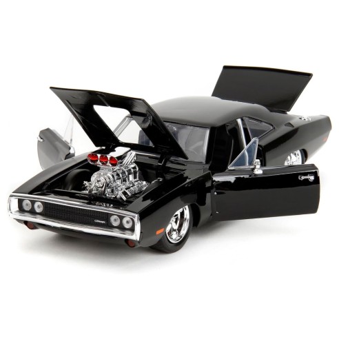 Coche Dom Toreto & Dodge Charger R/T Fast and Furious con Figura Escala 1:24