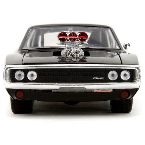 Coche Dom Toreto & Dodge Charger R/T Fast and Furious con Figura Escala 1:24