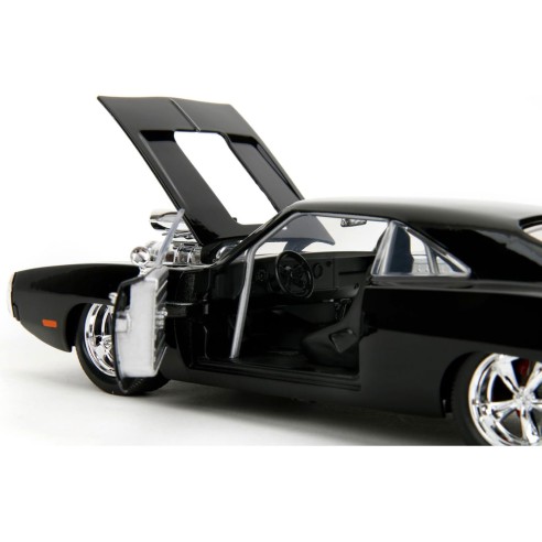 Coche Dom Toreto & Dodge Charger R/T Fast and Furious con Figura Escala 1:24