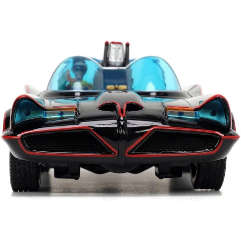 Coche Batmobile 1966 Classic TV con 4 Figuras Escala 1:24