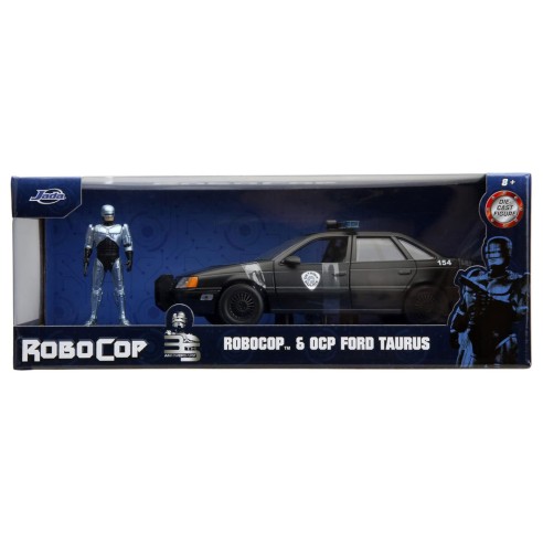 Coche Robocop 1986 Ford Taurus con Figura Escala 1:24