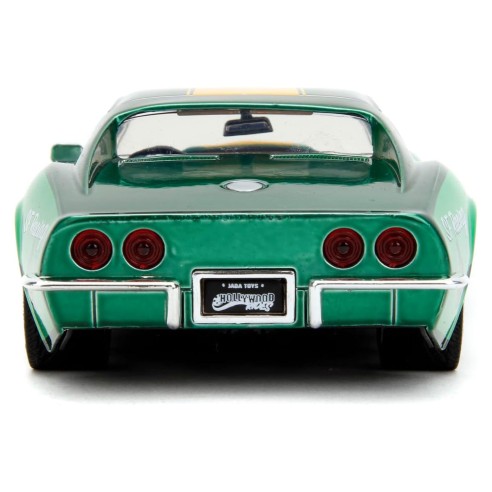 Coche Cammy 1969 Chevrolet Corvette Street Fighter II con Figura Escala 1:24