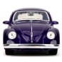 Coche Wednesday Adams & Thing 1972 Volkswagen Beatle con Figura Escala 1:24