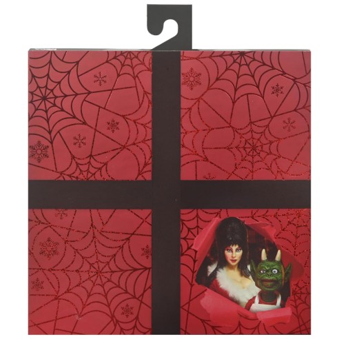 Figura Elvira Deluxe Scary Xmas 20 cm