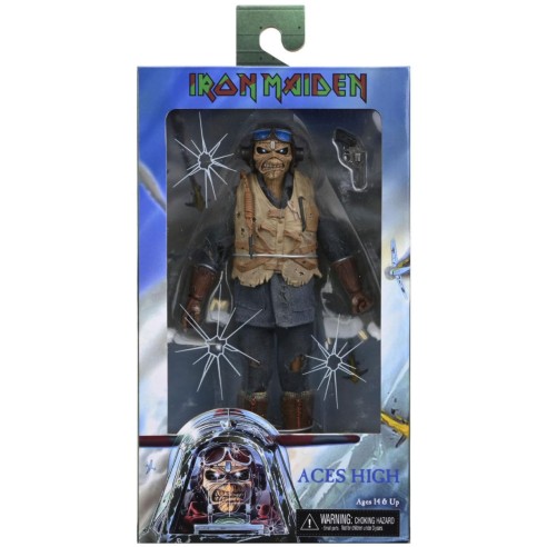 Figura Iron Maiden Eddie con Ropa Estilo Retro 20 cm