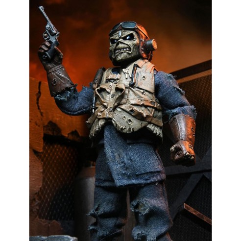 Figura Iron Maiden Eddie con Ropa Estilo Retro 20 cm