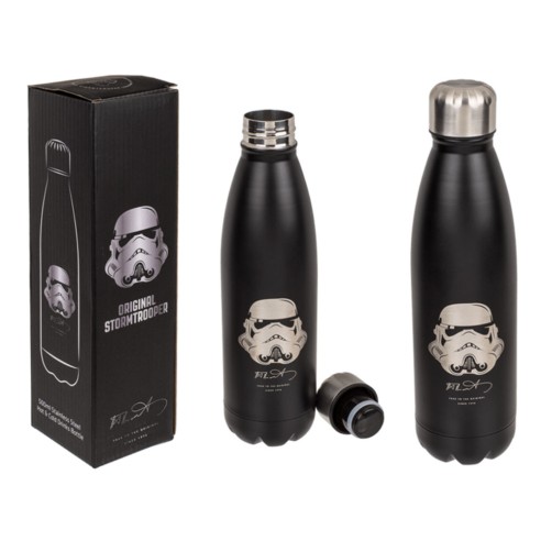 Botella de Metal Stormtrooper Negra