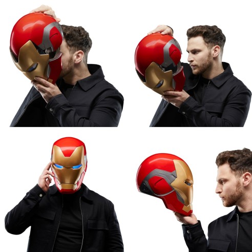 Casco Electrónico Iron Man Premium