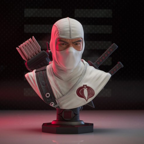 Busto Stormshadow Escala 1/2 Gi Joe Legends en 3D