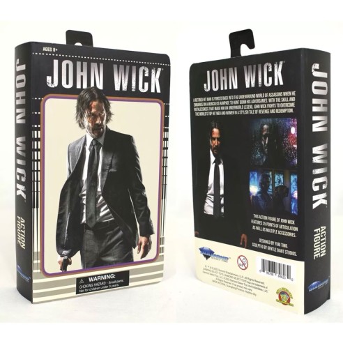 Figura John Wick 18 cm en Estuche VHS