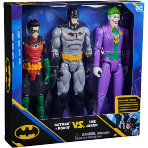 Pack 3 Figuras Batman y Robin contra Joker