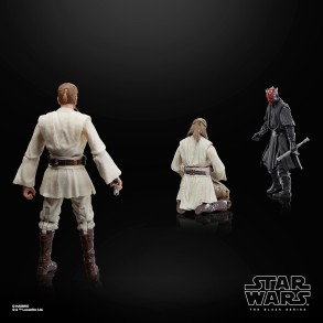 Pack 3 Figuras 15 cm Black Series, Qui-Gon Jinn,  Darth Maul y Obi-Wan Kenobi  - The Phantom Menace 2