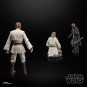 Pack 3 Figuras 15 cm Black Series, Qui-Gon Jinn,  Darth Maul y Obi-Wan Kenobi  - The Phantom Menace