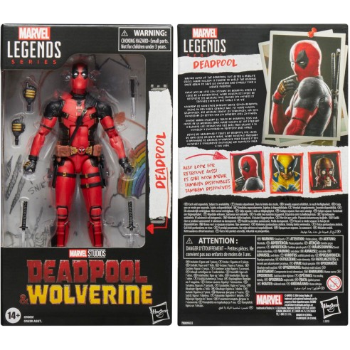 Figura  Deadpool, Deadpool & Wolverine 15 cm