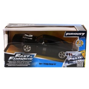Coche Dodge Charger R/T, Matte - Dom's Toys Fast & Furious Escala 1:24 2