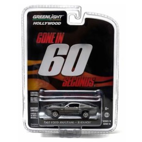 Coche Ford Mustang Eleanor "60 segundos" 1967 Escala: 1:64 2
