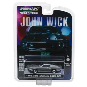 Coche Ford Mustang Boss 429 "John Wick" (1969)  Escala 1:64 2