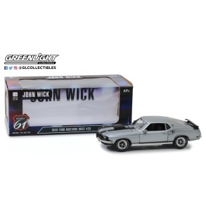 Coche Ford Mustang Boss 429 "John Wick" (1969) Escala 1:18 2