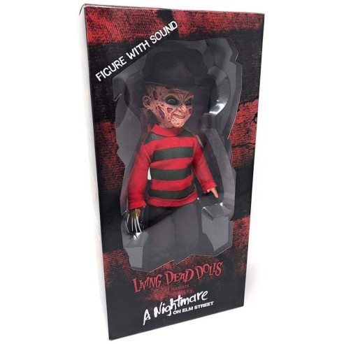 Muñeco Freddy Krueger con Sonido 25 cm - Pesadilla en Elm Street - Living Dead Dolls