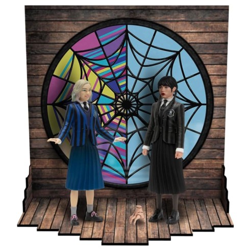 Conjunto Figuras Wednesday  & Enid 10 cm