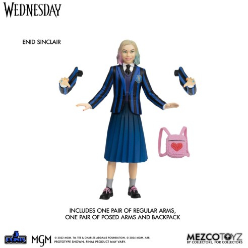 Conjunto Figuras Wednesday  & Enid 10 cm