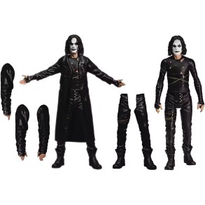 Set de 2 Figuras El Cuervo (The Crow) 10 cm - 5 Puntos Articulación
