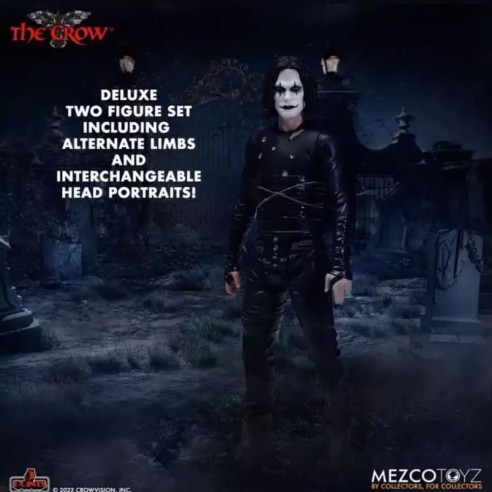 Set de 2 Figuras El Cuervo (The Crow) 10 cm - 5 Puntos Articulación