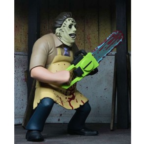 Figura Articulada Leatherface Ensangrentado 15 cm. Matanza de Texas 50 Aniversario 2