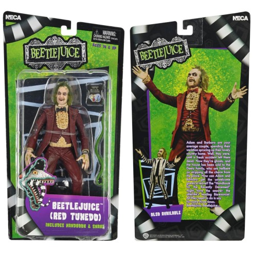 Figura Beetlejuice Esmoquin Rojo 18 cm