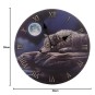 Reloj de Pared Lobo en Noche Tranquila - Lisa Parker