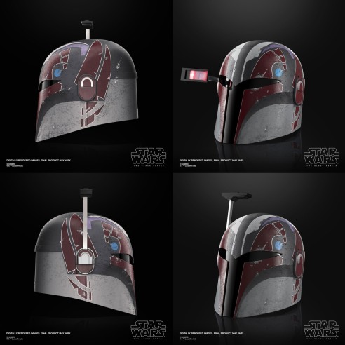 Casco Electrónico Sabine Wren Star Wars: Ahsoka Black Series