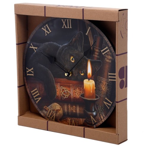 Reloj de Pared Gato de Brujas - Lisa Parker