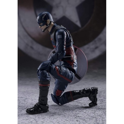Figura Capitán América John Walker  15 cm Marvel Falcon & Winter Soldier
