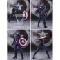 Figura Capitán América John Walker  15 cm Marvel Falcon & Winter Soldier