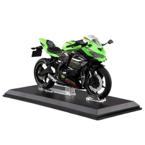 Réplica Motocicleta Kawasaki Ninja ZX-25R Yamaha Verde Lima 16,5 cm - Escala 1:12