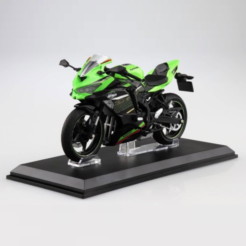 Réplica Motocicleta Kawasaki Ninja ZX-25R Yamaha Verde Lima 16,5 cm - Escala 1:12