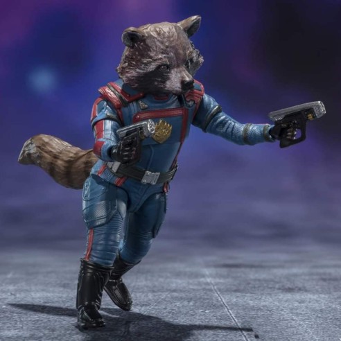 Figura Star Lord & Rocket Racoon 15 y 6 cm - Guardianes de la Galaxia Vol 3