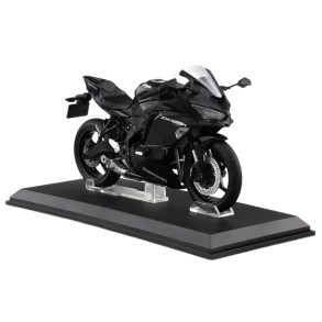 Réplica Motocicleta Kawasaki Ninja ZX-25R Yamaha Negro Metalizado 16,5 cm - Escala 1:12