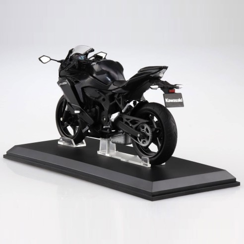 Réplica Motocicleta Kawasaki Ninja ZX-25R Yamaha Negro Metalizado 16,5 cm - Escala 1:12