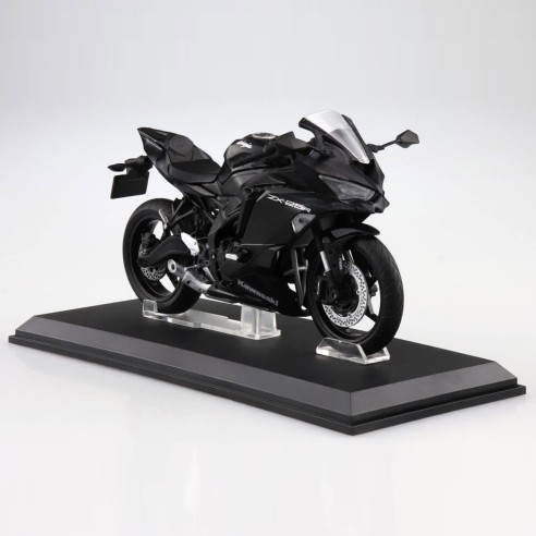 Réplica Motocicleta Kawasaki Ninja ZX-25R Yamaha Negro Metalizado 16,5 cm - Escala 1:12