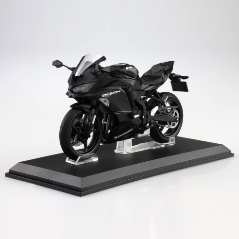 Réplica Motocicleta Kawasaki Ninja ZX-25R Yamaha Negro Metalizado 16,5 cm - Escala 1:12