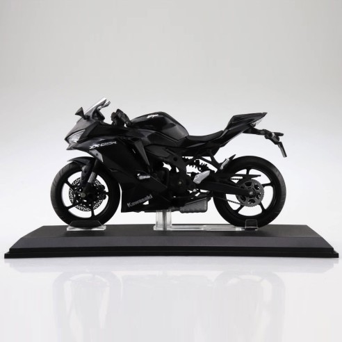 Réplica Motocicleta Kawasaki Ninja ZX-25R Yamaha Negro Metalizado 16,5 cm - Escala 1:12