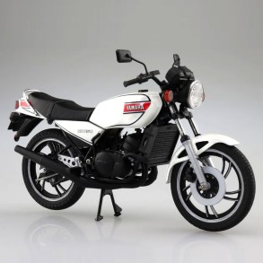 Réplica Motocicleta Yamaha RZ250 Blanco Perlado 17,5 cm - Escala 1:12