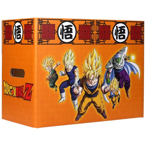 Caja Naranja tapa Negra para Comics Personajes Dragon Ball 40 x 21 x 30 cm