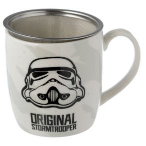 Taza con Tapa para Infusiones de Porcelana Soldado Imperial Stormtrooper 2