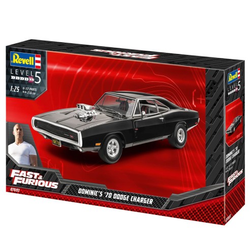 Coche The Fast & Furious Dominics 1970 Dodge Charger Escala 1:25