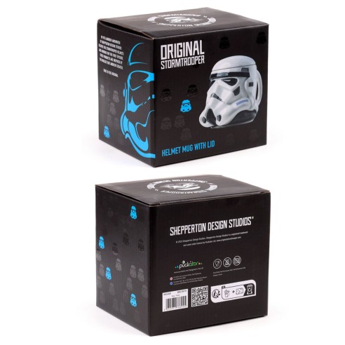 Taza de Cerámica 3D con Forma Casco Soldado Imperial Stormtrooper